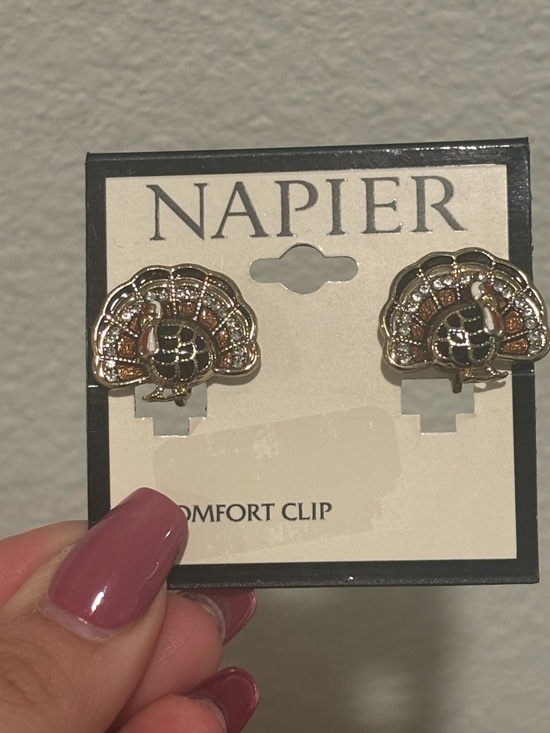 Napier Jewelry - Napier Turkey-Shaped Clip Earrings